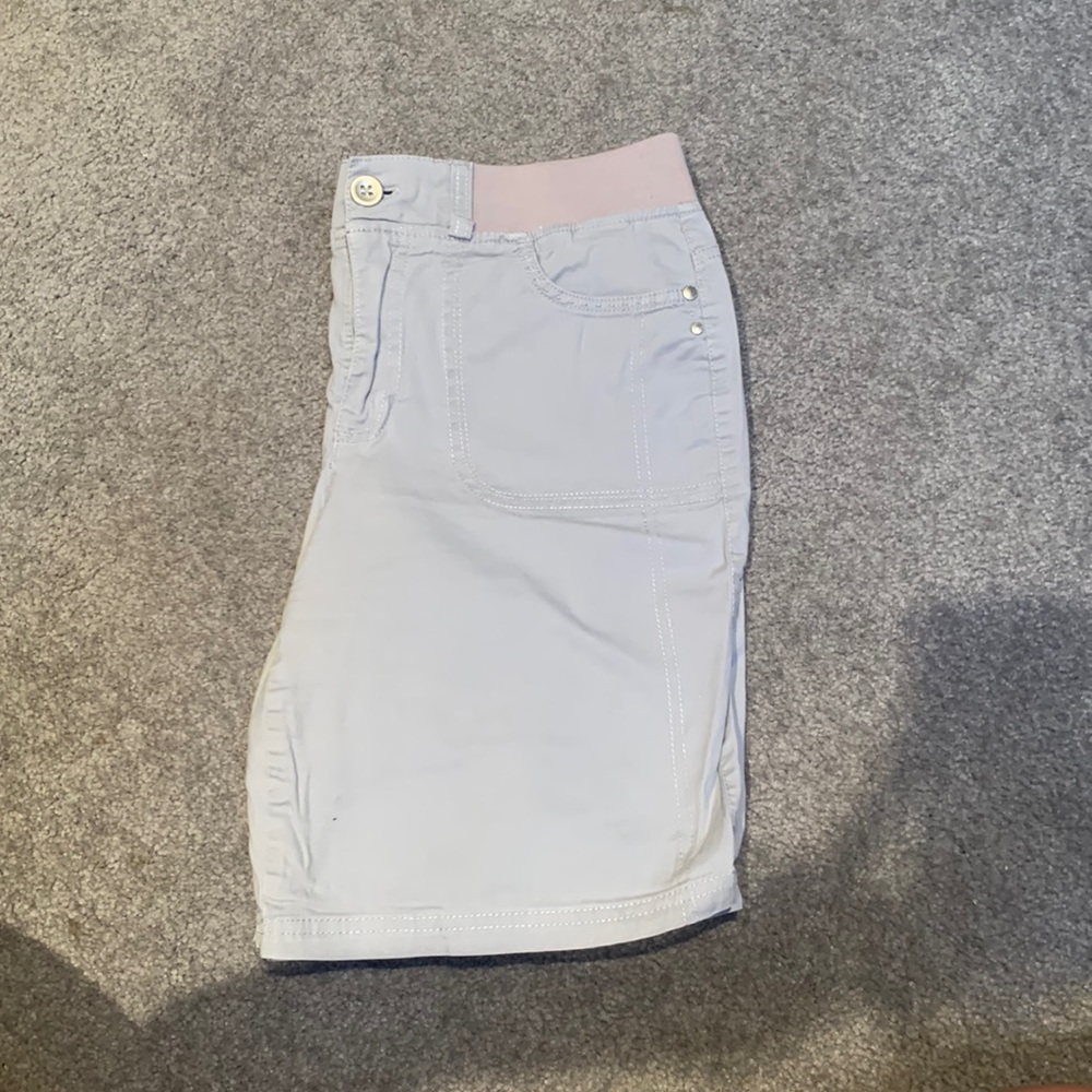 Grey Long Shorts